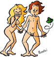 Nudist couple